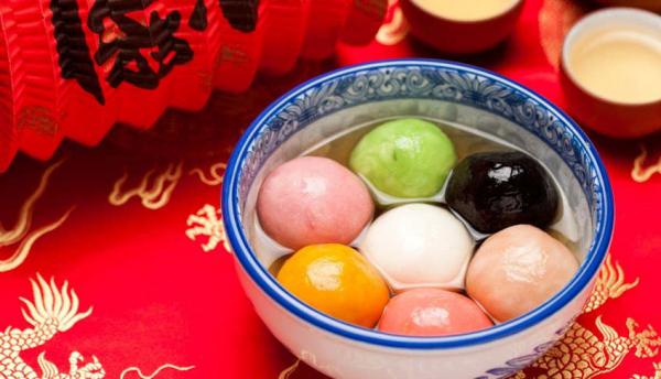 Chinese Lantern Festival Food - Tangtyaun is ready