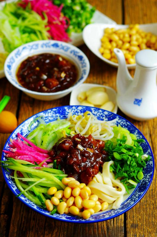Beijing Noodles with Soybean Paste