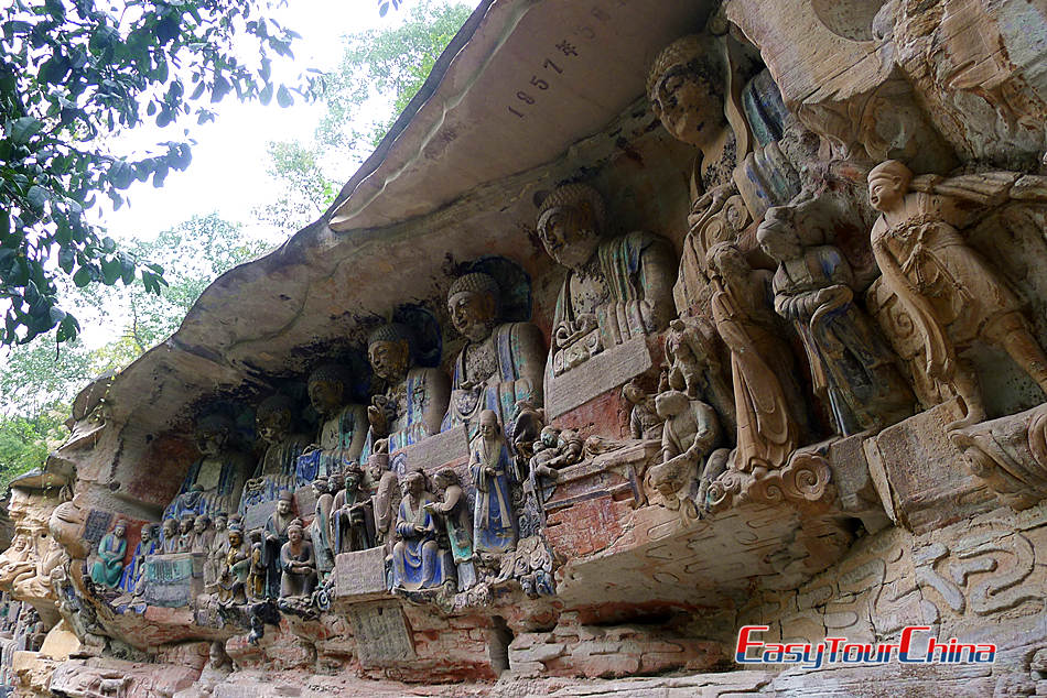 ETC clients visit Dazu Grottoes, one of the best in China