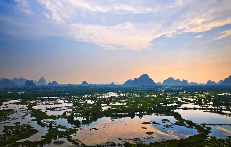 Guilin Huixian Wetland Park Officially Become National Wetland Park