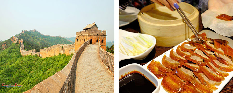 The Great Wall tour with Roast Duck dinner
