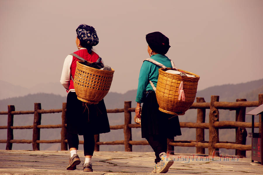 Zhuang people of Longji Rice Terrraces
