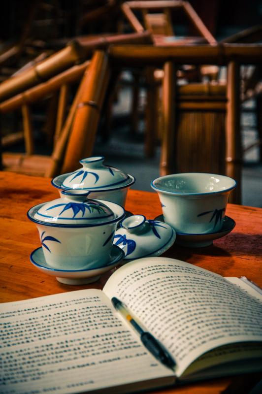 Drinking Tea in China