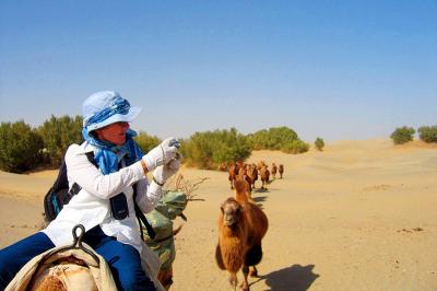 Xinjiang Desert Exploration by Camel Ride