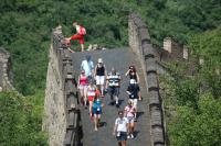 Hiking and camping at the Great Wall