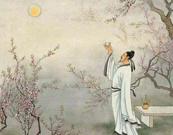Mid-Autumn Festival Legendary Story: Li Bai Drinking Alone under the Moon