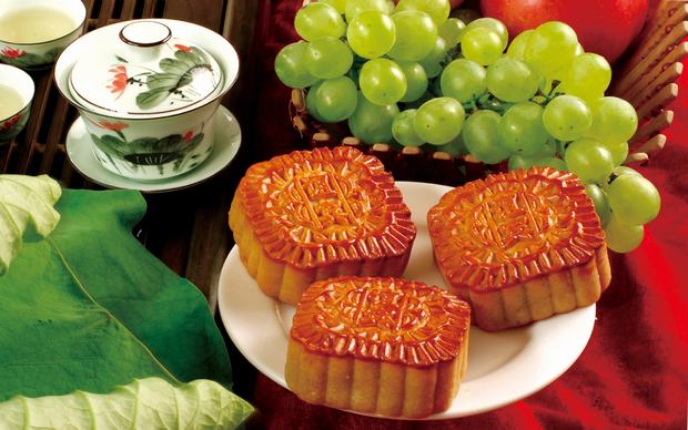 Chinese Mid-Autumn Festival Food - Mooncakes