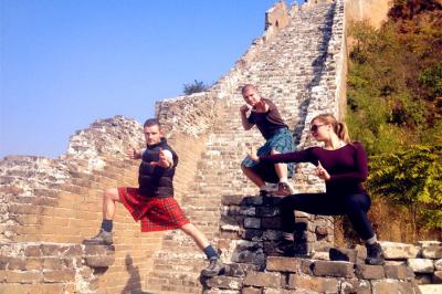 Kung Fu on the Great Wall