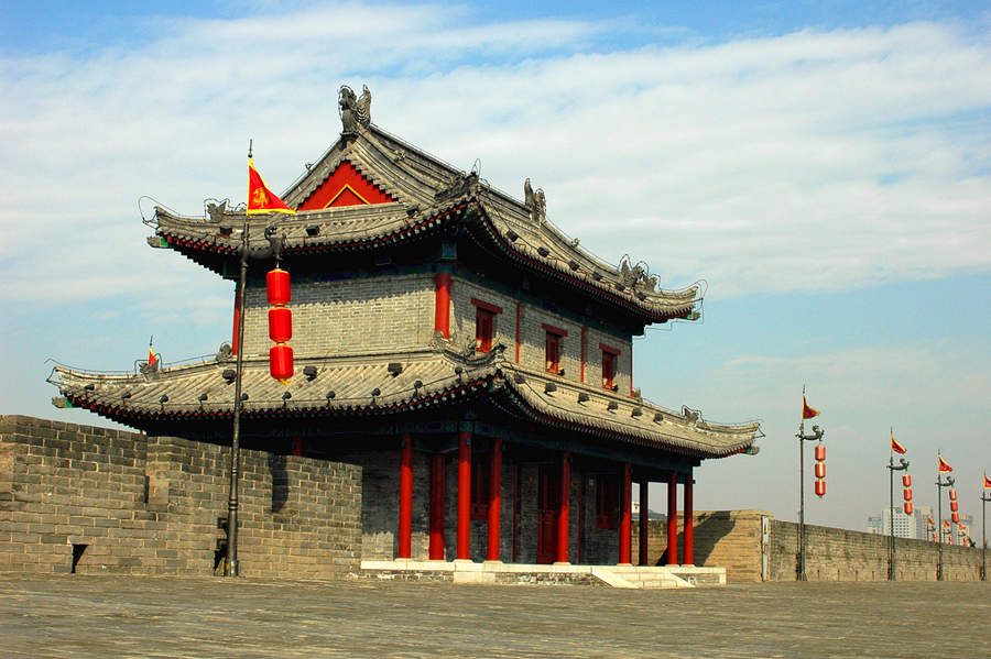 China tour to Xian City Wall