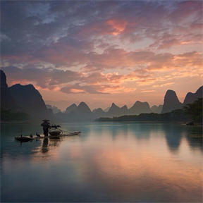 Guilin Li River Karst Scenery