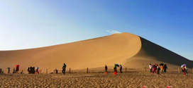 China Silk Road Tour Dunhuang Singing Sands Mountain
