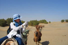 China Silk Road Tours Taklimakan Desert Camel Ride