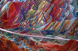 China Silk Road Tours Zhangye Rainbow Mountain