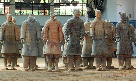 Terra-cotta Soldiers at Xian Terracotta Army Museum