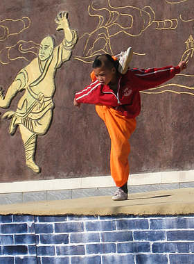 Kung Fu student