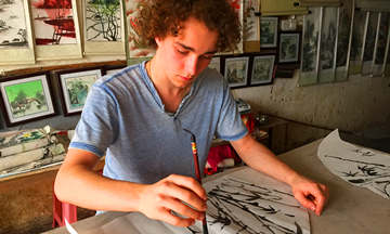 Painting Class in Yangshuo