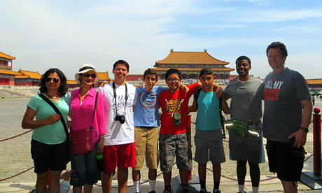 School trip to Beijing Forbidden City