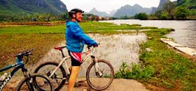 Biking in Yangshuo Guilin