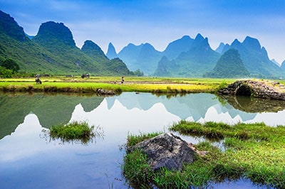 Guilin Karst Mountains Scenery