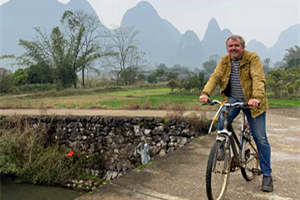 Ian in Guilin countryside
