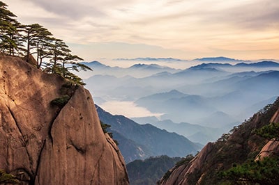 the Yellow Mountain of China