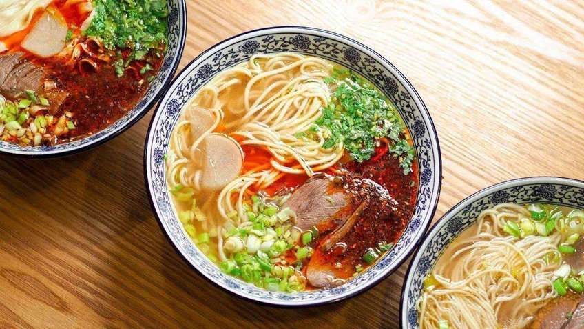 Lanzhou hand-pull noodles is one of the most popular Chinese dishes