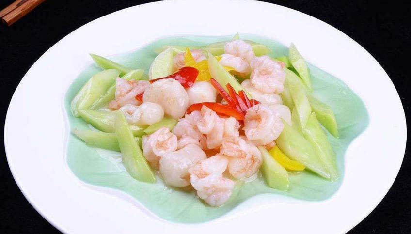 stir-fried shelled shrimps