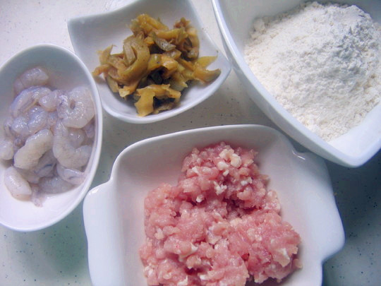 Ingredients for Making Dumpling
