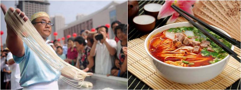 Famous Chinese handmade noodles - Lanzhou Hand pull noodles