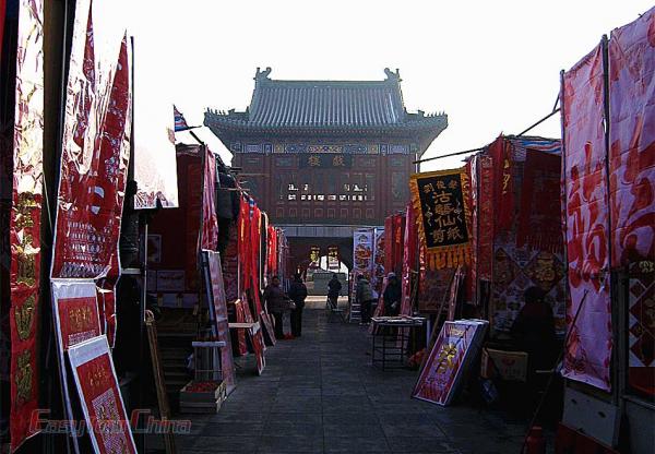 New Year Market Picture in Tianjin Ancient Culture Street