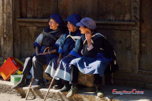 local Naxi people at Baisha village