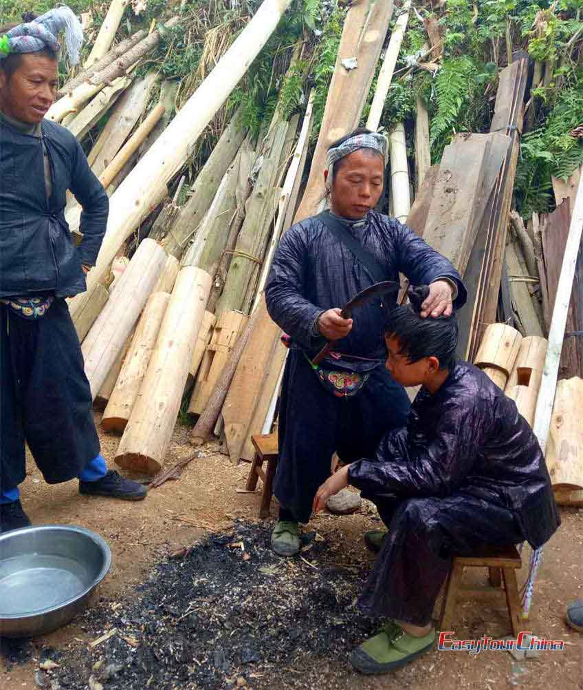 Coming-of-age ceremony of Basha Miao Guizhou