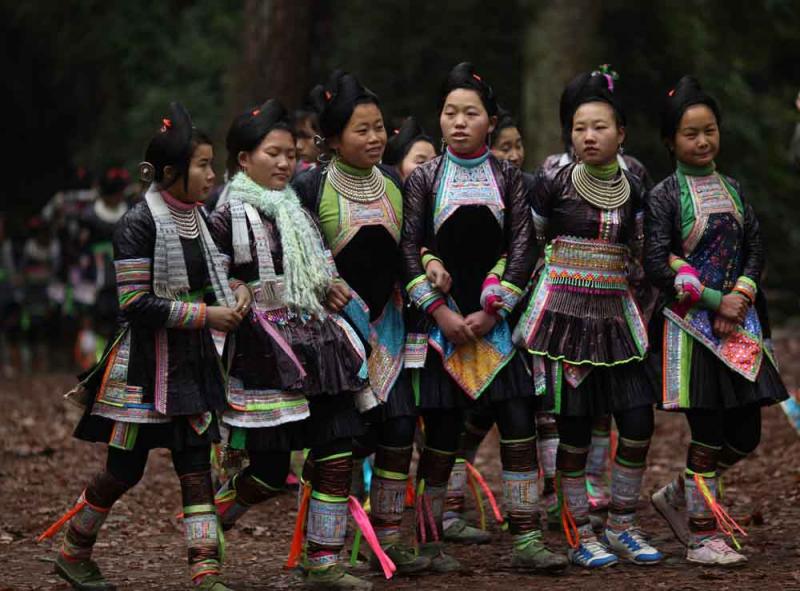 Traditional Miao costumes