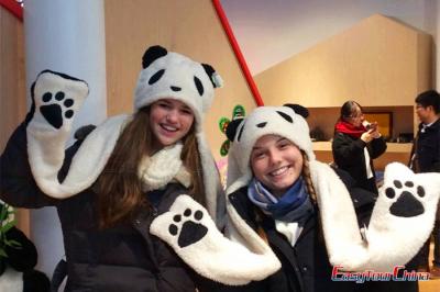US Students Visiting Beijing Zoo in 2016
