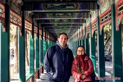 Irish Customer Visiting Beijing in 2017