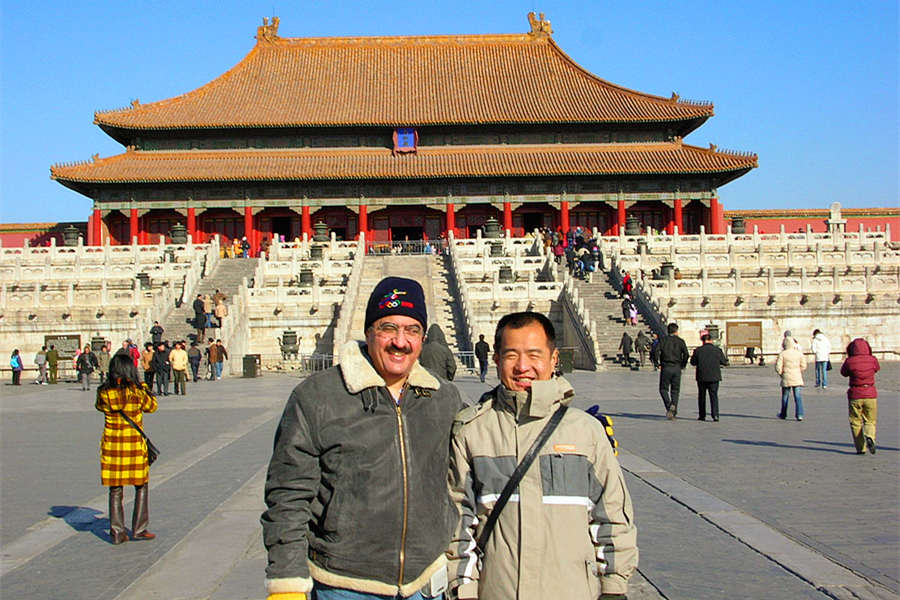 Client visit Forbidden City