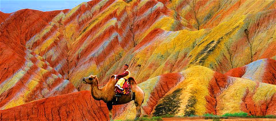 China's Rainbow Mountain in Zhangye