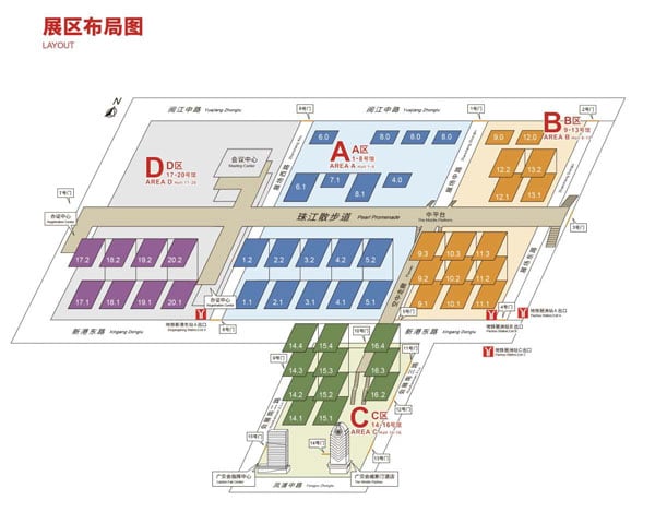 Pazhou Complex Map