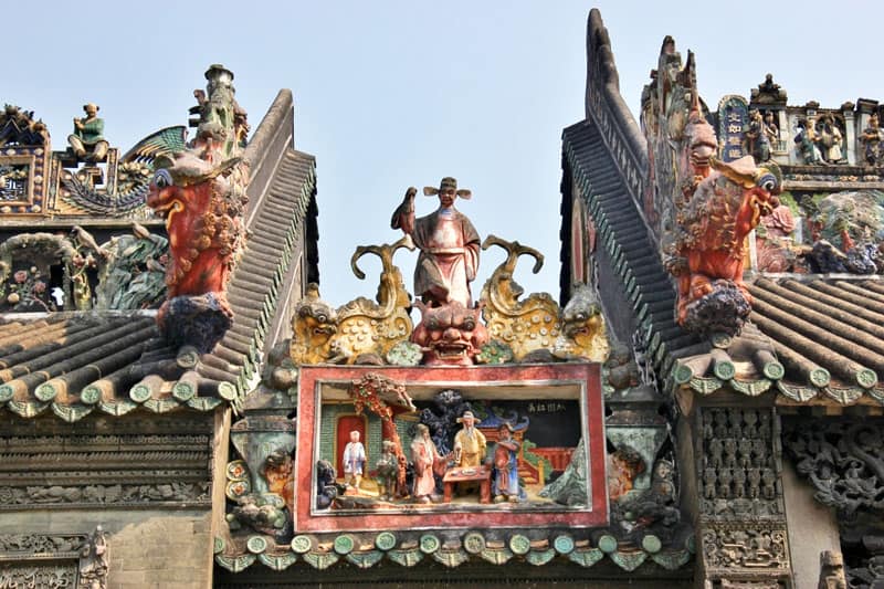 Chen Clan Ancestral Hall Roof Decorations