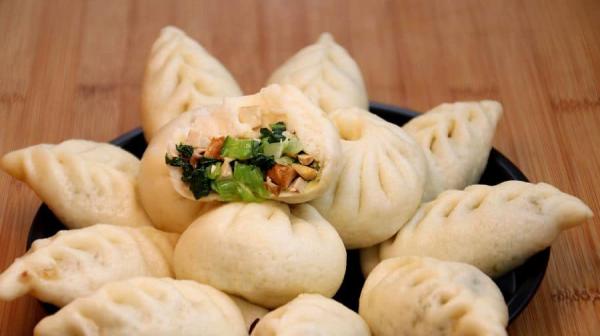 vegetarian steam bun in china