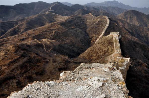 The Great Wall of China built in Qin Dynasty