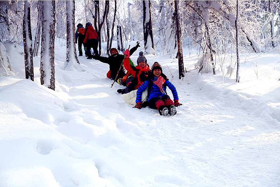 Snow Play in Snow Town