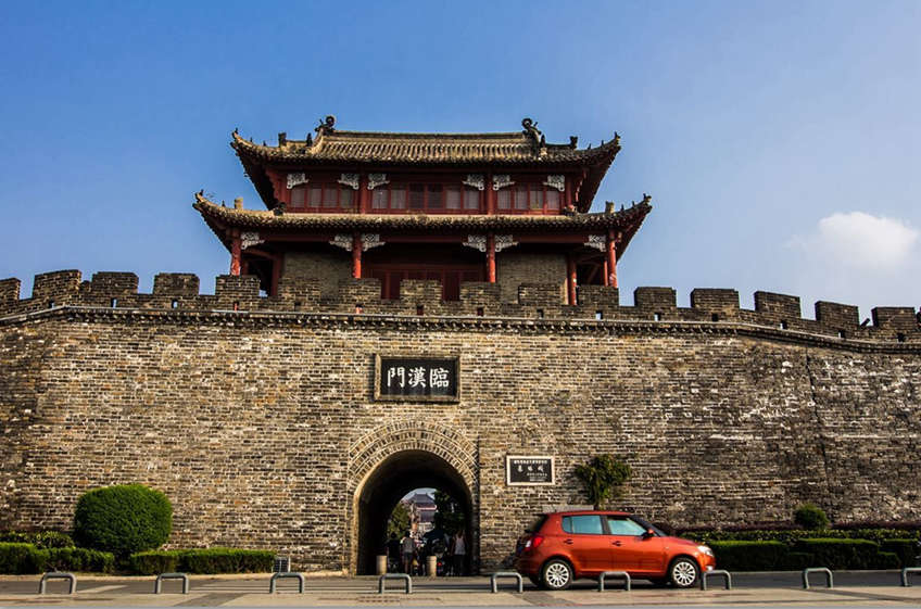 The tower at the Xiangyang Ancient City Wall