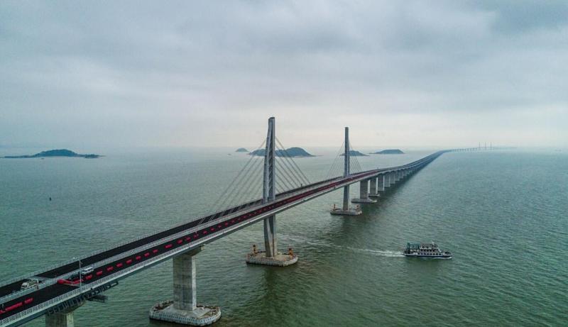 Hong Kong-Zhuhai-Macau Bridge Is About to Open to Traffic