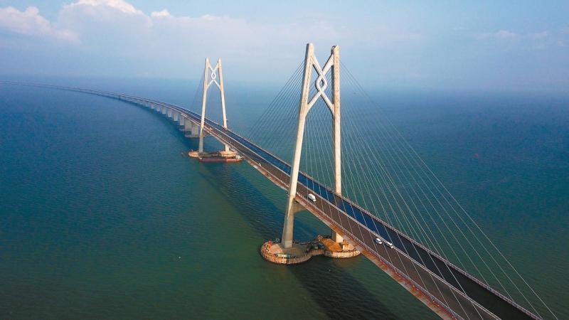 Hong Kong-Zhuhai-Macau Bridge Is About to Open to Traffic