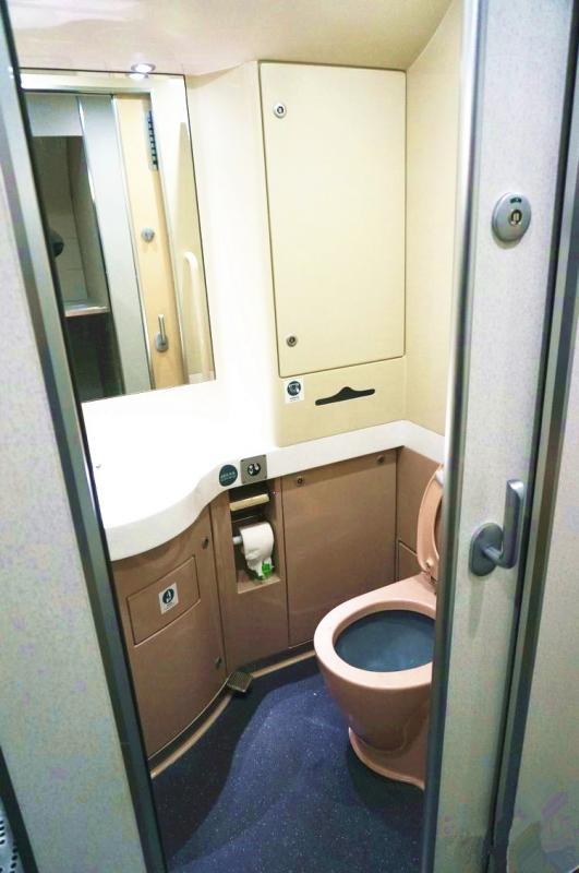 toilets on high speed train in China