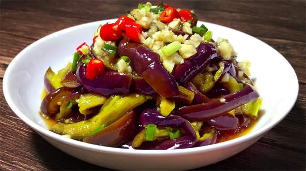 Healthy Chinese food options: Cold Eggplant