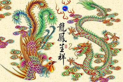 Chinese Dragon and Phoenix