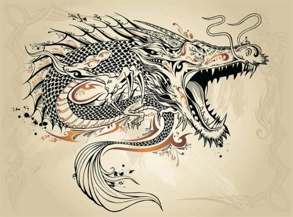 Chinese dragon totem
