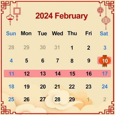Chinese New Year 2023 Date & Calendar